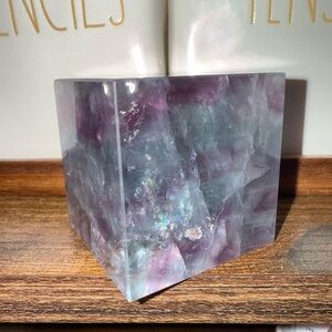 Fluorite cube